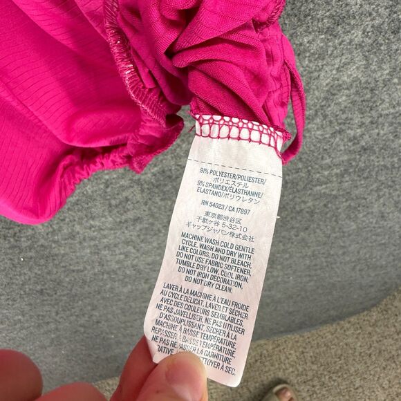 Old Navy Activewear Tank Women L Large Pink Loose Fit Sleeveless Racerback - Picture 4 of 7